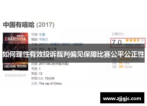 如何理性有效投诉裁判偏见保障比赛公平公正性
